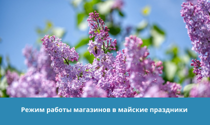 Режим работы магазинов в майские праздники 2025