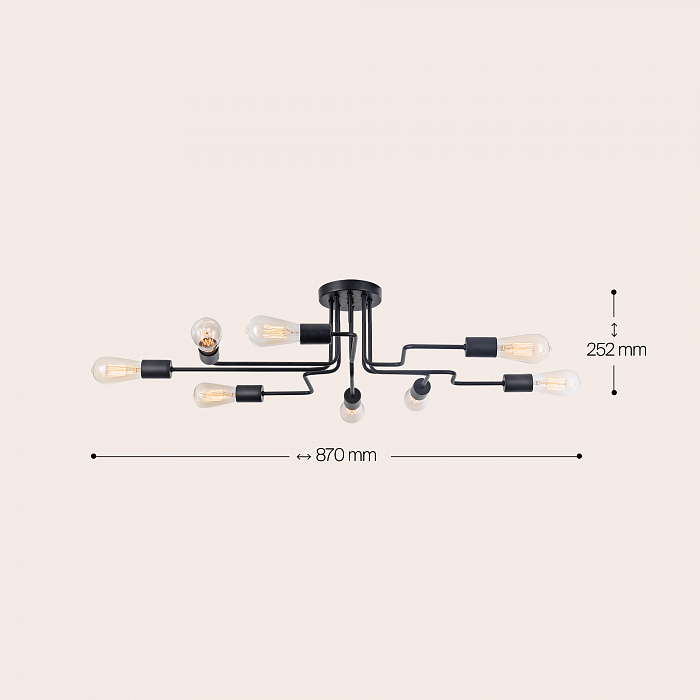 Светильник Maytoni T532CL-08B