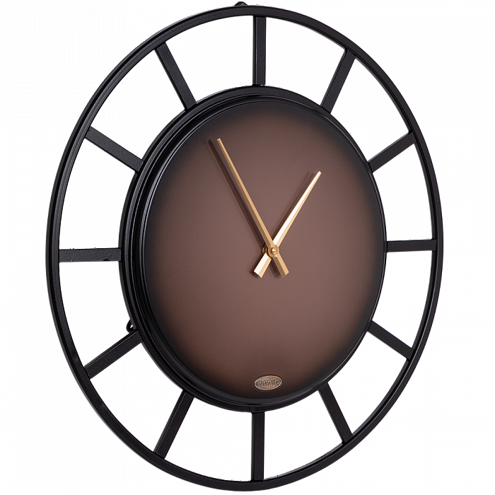 Часы BOGACHO 49006 Орех Оберджин, цв. к. Шоколад(Ш), цв. ф. Мокка Маус