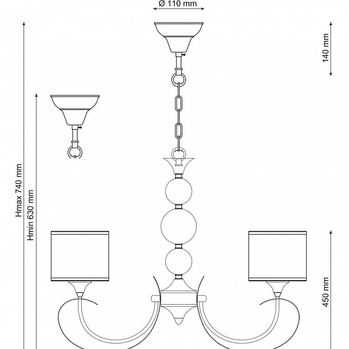 Люстра Lucia Tucci BREGATTO 100.5